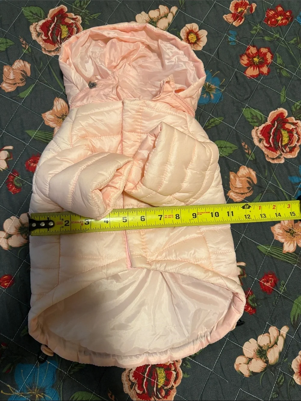 Pet Life Light Pink Quilted Dog Puffer Jacket